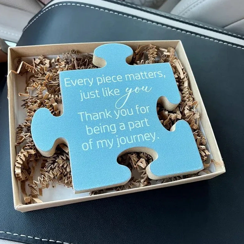 Puzzle Piece Thank You Gift