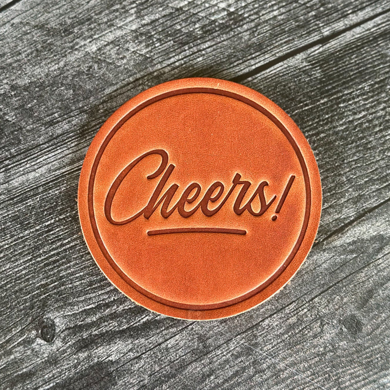 Funny Leather Drink Coasters