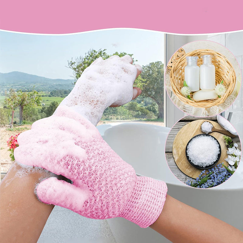 Deep Cleaning Exfoliating Bathing Gloves