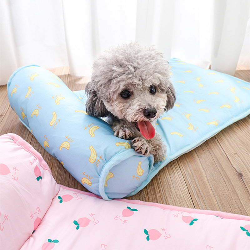 Ice silk cooling mat for pets