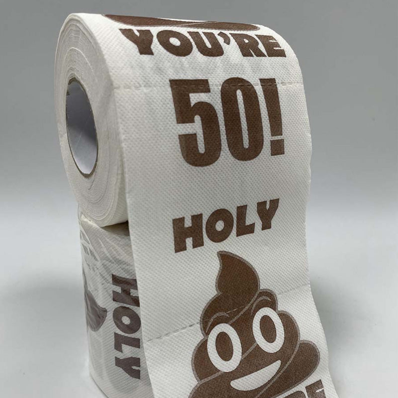 Poop Happy Birthday Printed Roll Paper