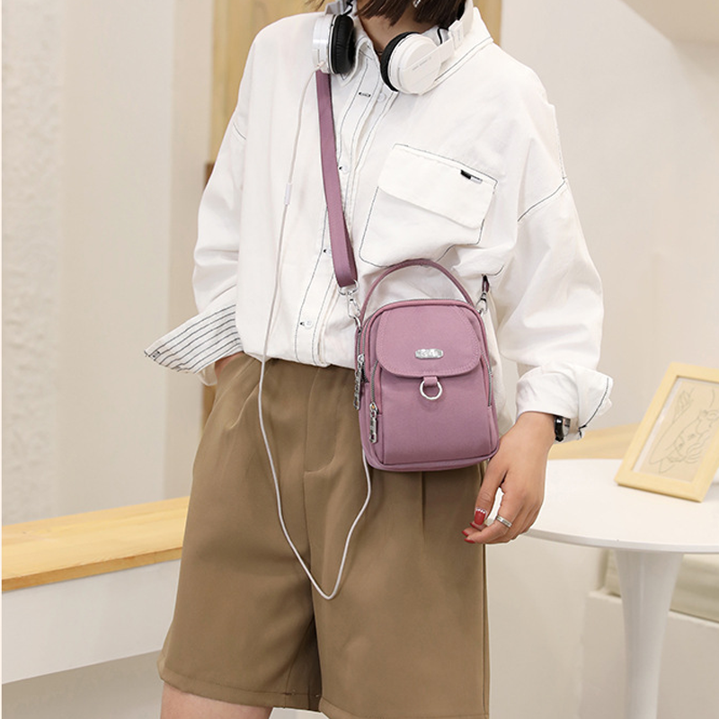 Lightweight Waterproof Multi-Pocket Crossbody Bag