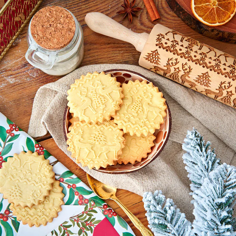 Christmas Wooden Rolling Pins