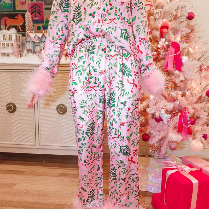 Printed pyjamas parent-child set