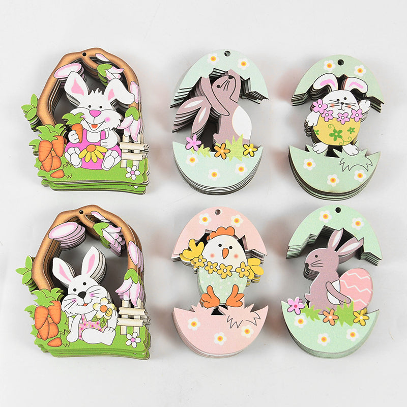 Easter Cartoon Bunny Pendant