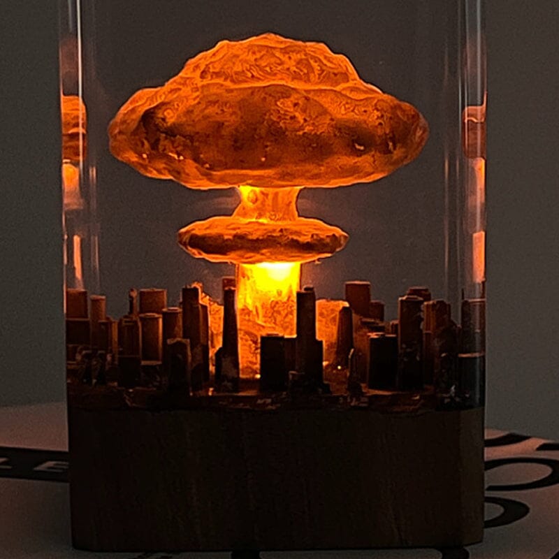 Resin Lamp With Explosive Bombs