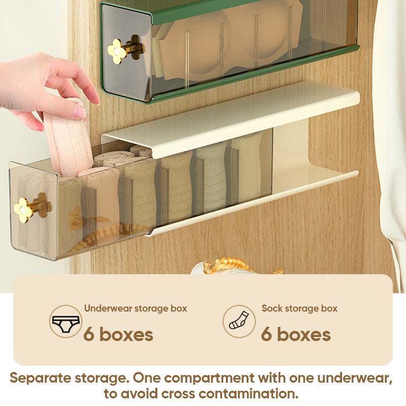 Wall-mounted Underwear Storage Box