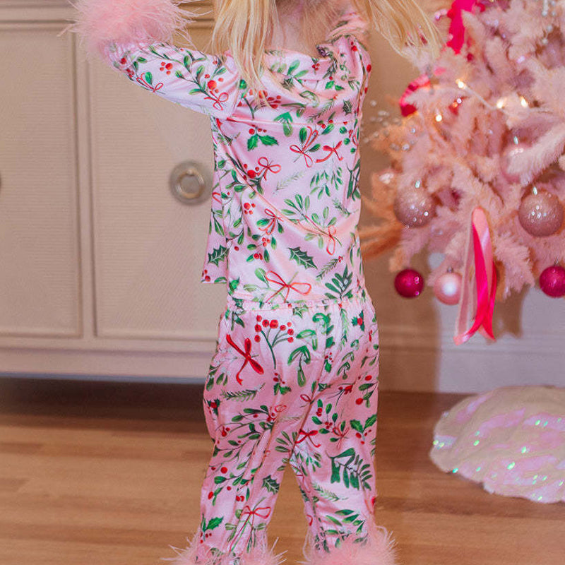 Printed pyjamas parent-child set