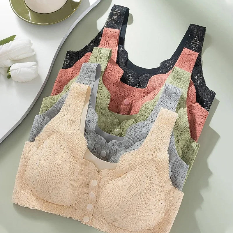 Comfortable & Convenient Front Button Bra