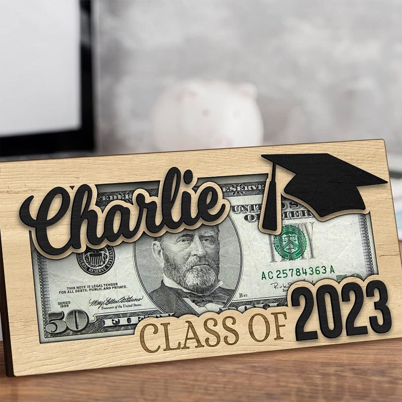 Personalized Graduation Cash Holder