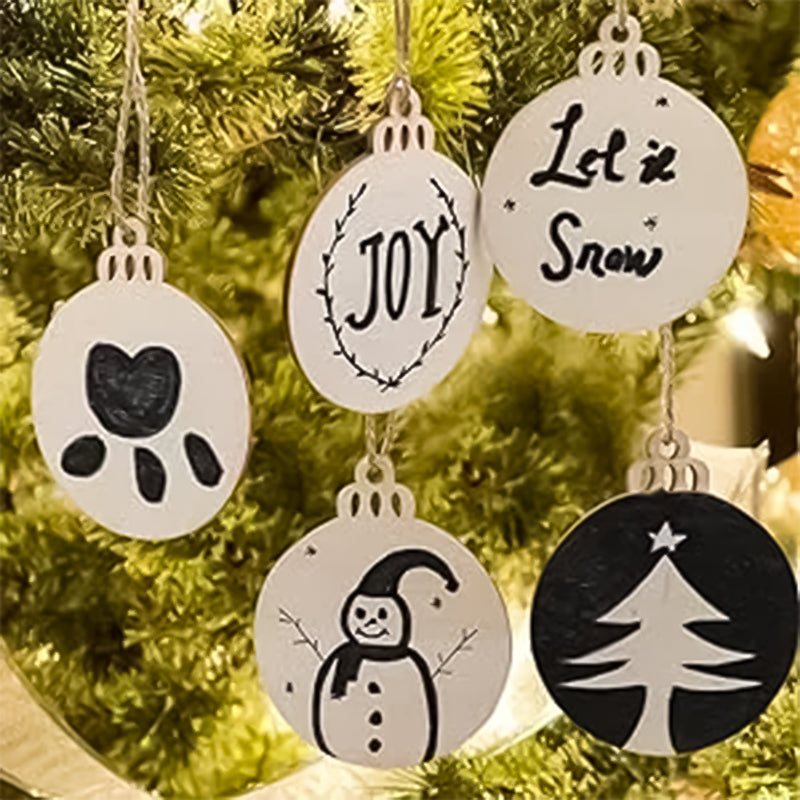 DIY Christmas hanging decorations (30 pcs)