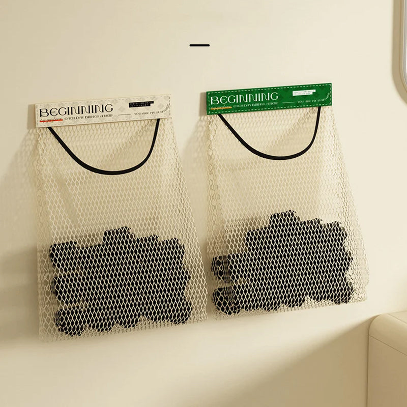 Multipurpose Velcro Storage Net Bag