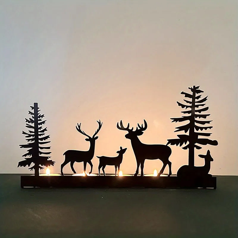 Reindeer Tealight Candle Holder