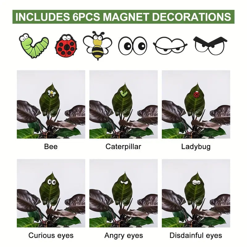 Cute Plant Magnetic Decor (6 Pcs/Set)