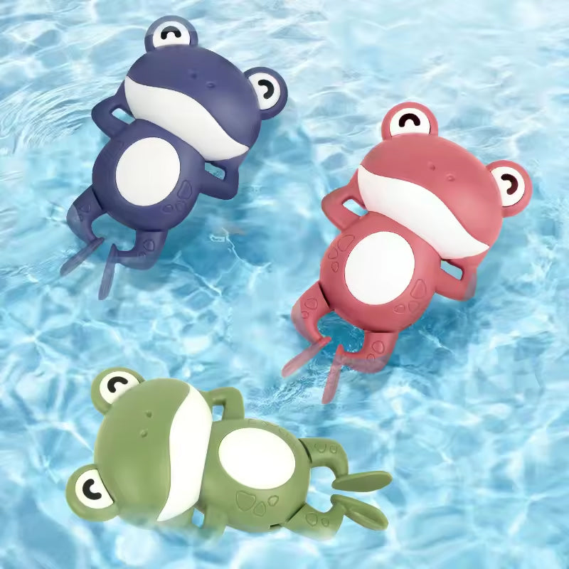 Baby Shower Clockwork Cute Animal Swimming Frog