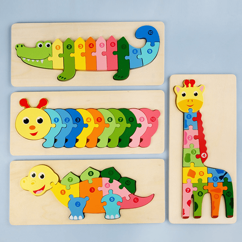 3D Three-Dimensional Animal Puzzle