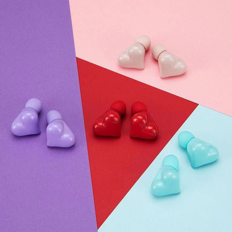 Bluetooth Wireless Headphones Heart-Shaped Earphones