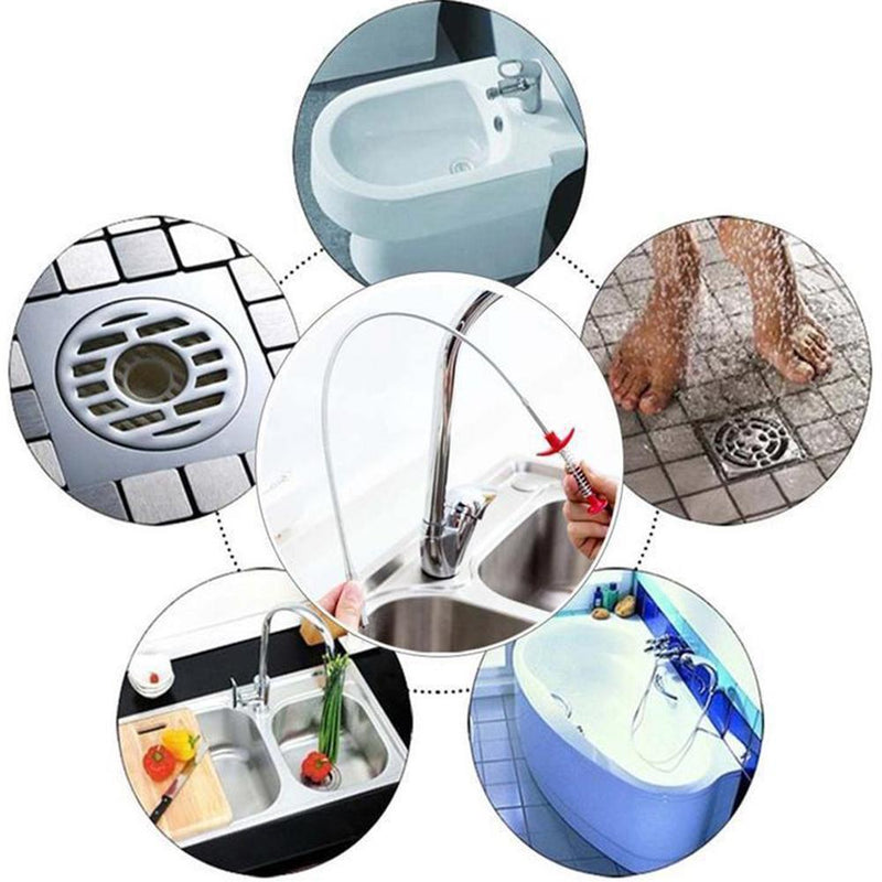 Kitchen Sink Sewer Cleaning Hook（2 pcs）