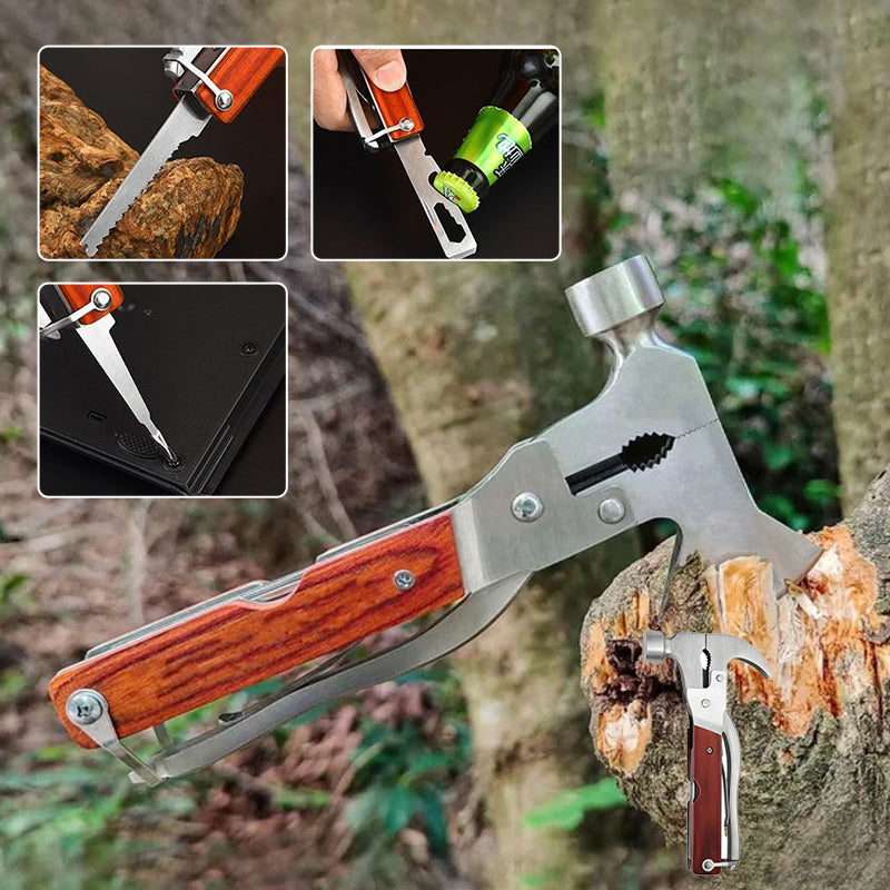 16-in-1 Portable Multi-Functional Claw Hammer Tool