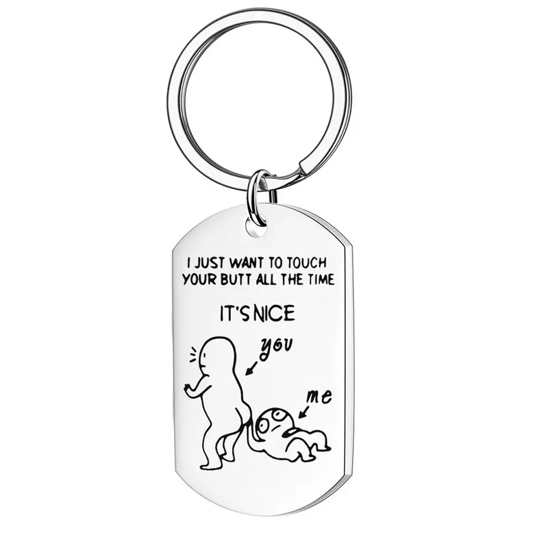 Valentine's Day Spoof Keychain