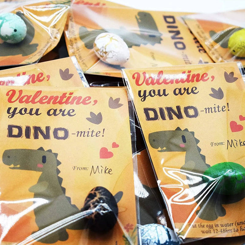 2024 Easter's Day Cards With Dinosaur Eggs 24pcs/Set