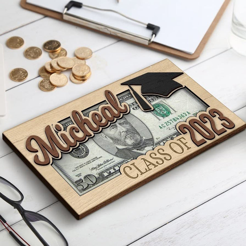 Personalized Graduation Cash Holder