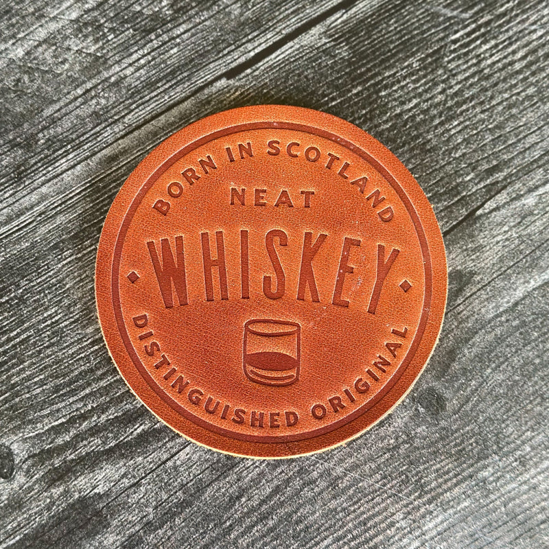 Funny Leather Drink Coasters