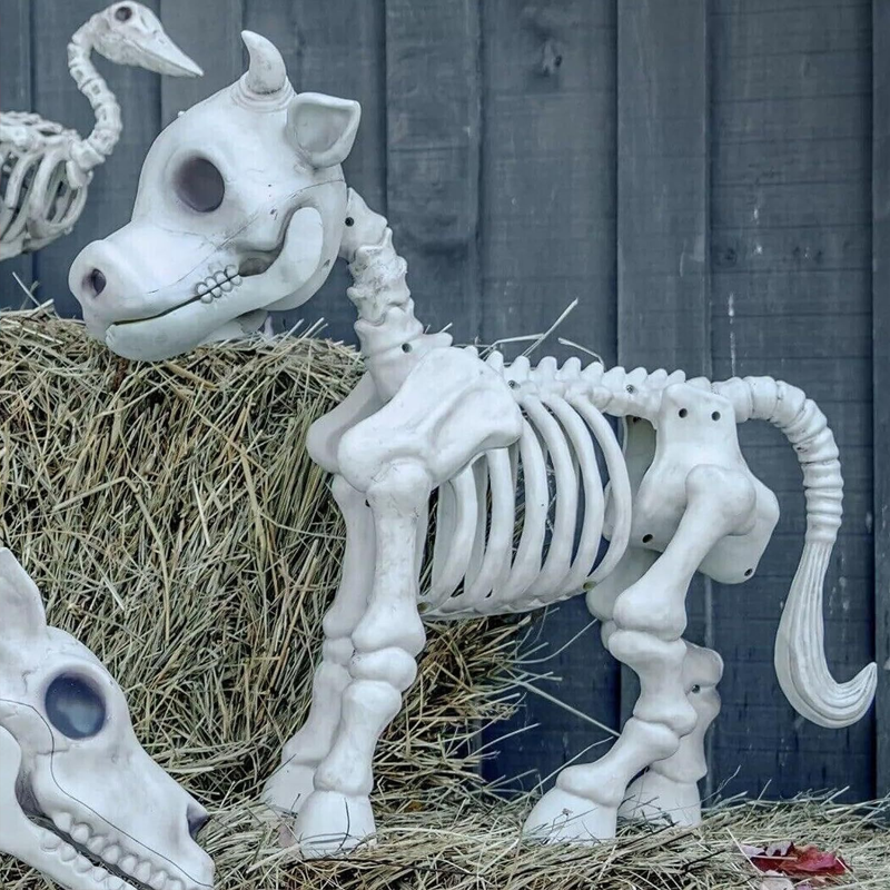 Cow Skeleton Halloween Decoration