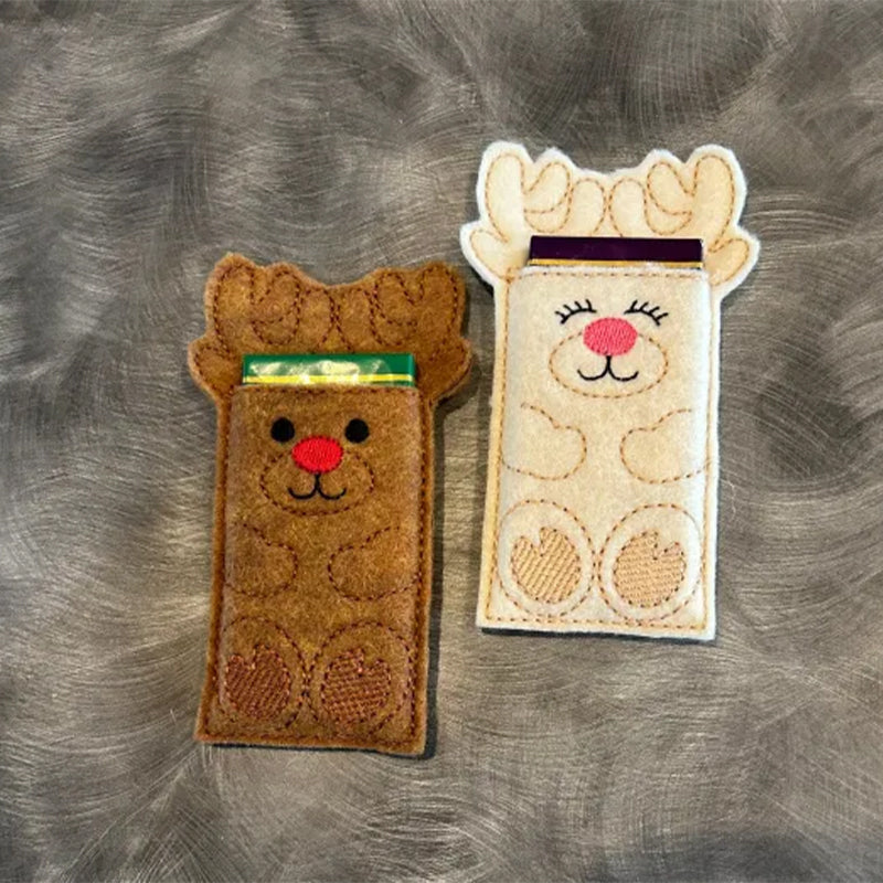 Adorable Reindeer Money Holder Sleeves