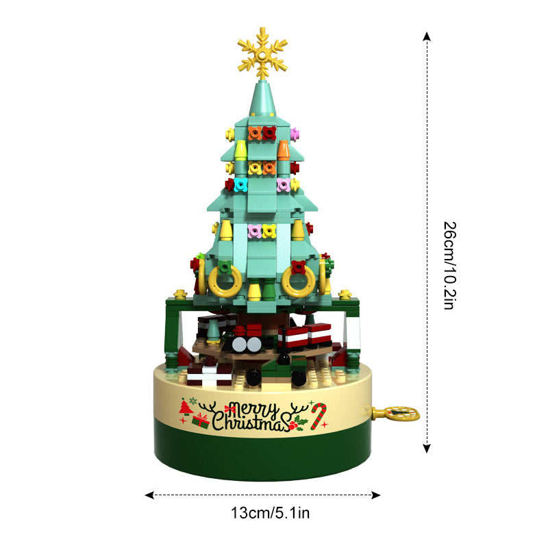 Building Block Christmas Tree Music Box