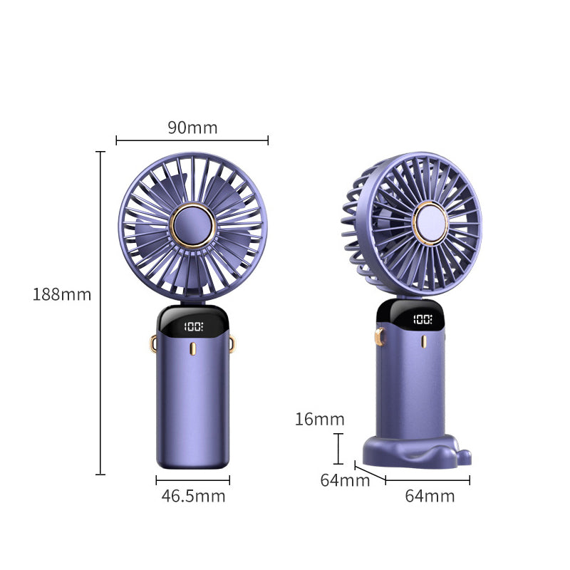 Portable electric cold compress cooling fan