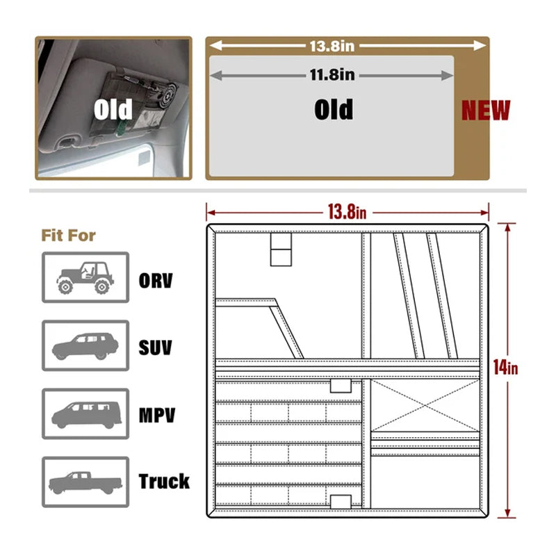 Car Visor Organizer