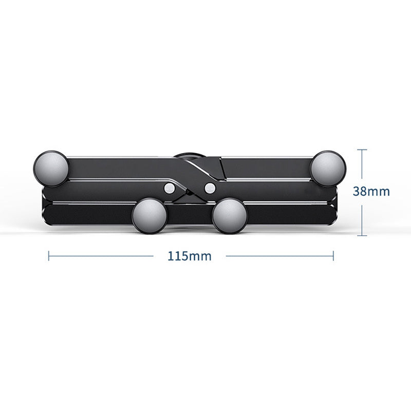 One-word deformation car air outlet bracket