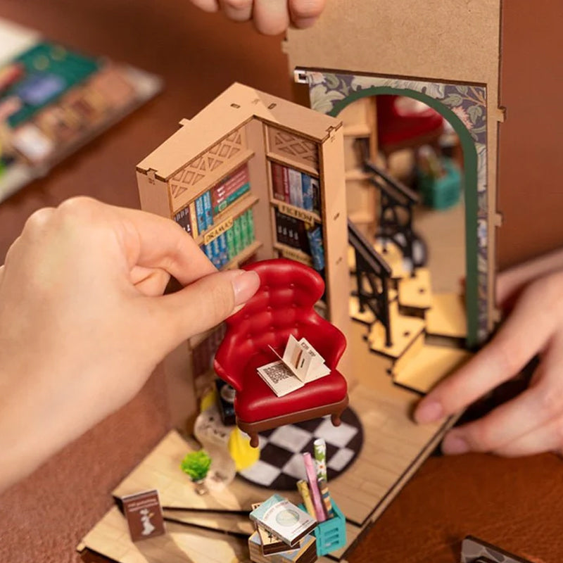 Book Nooks DIY 3D Wooden Puzzle