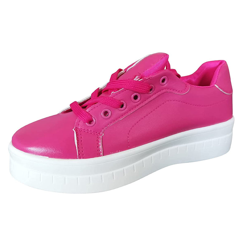 Women Round Toe Thick Bottom Casual Shoes