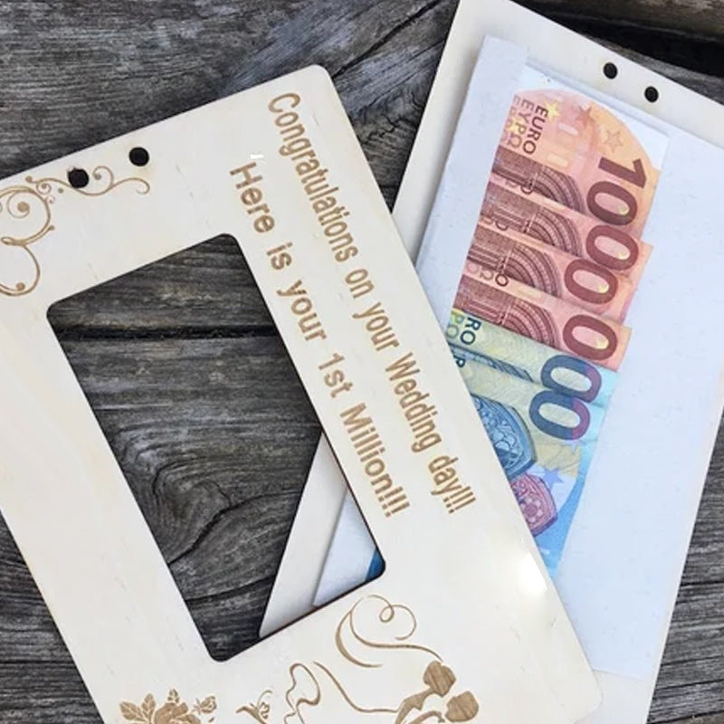 Wooden Money Gift Box