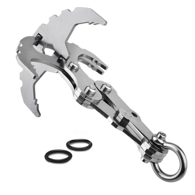 🪝Stainless Steel Survival Folding Grappling Gravity Hook🪝