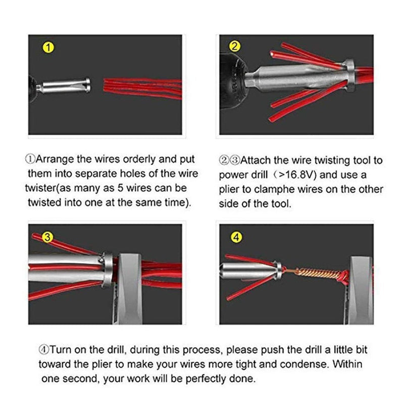 Wire Stripping And Twisting Tool