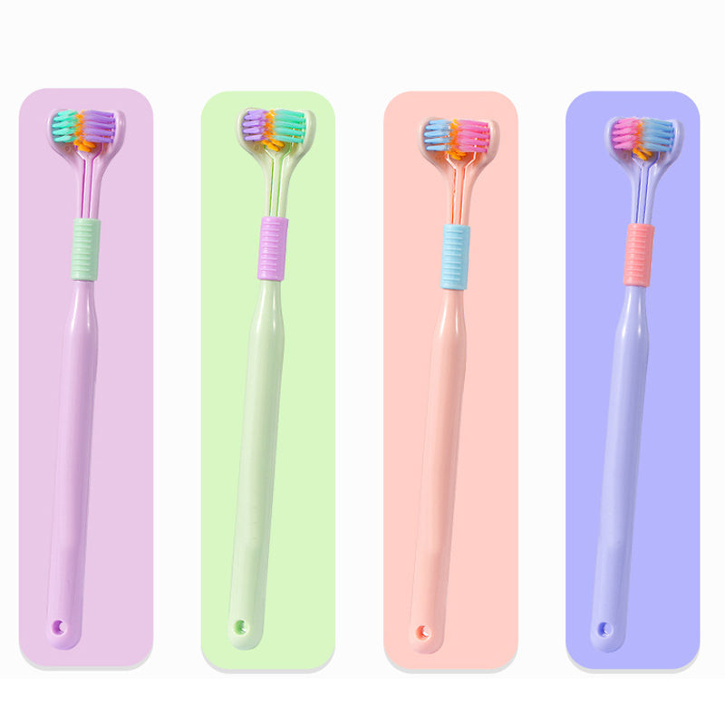 Three Sided Toothbrush