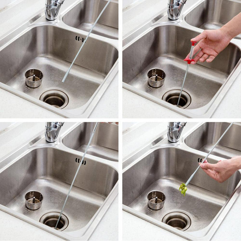 Kitchen Sink Sewer Cleaning Hook（2 pcs）