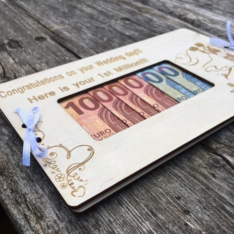 Wooden Money Gift Box