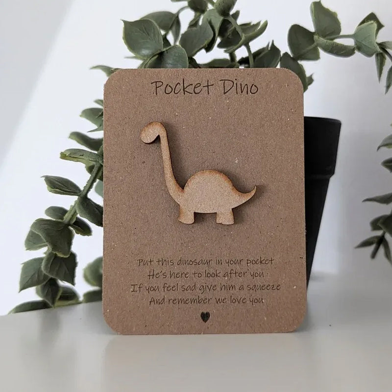 Pocket Dinosaur Hug Card