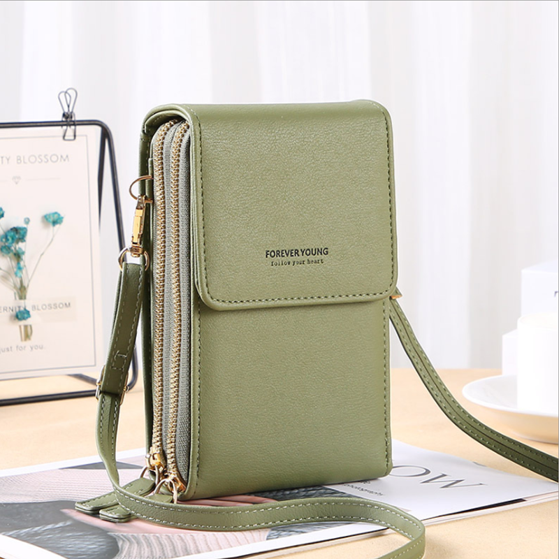 Large Capacity Elegant Crossbody Touch Screen Phone Bag