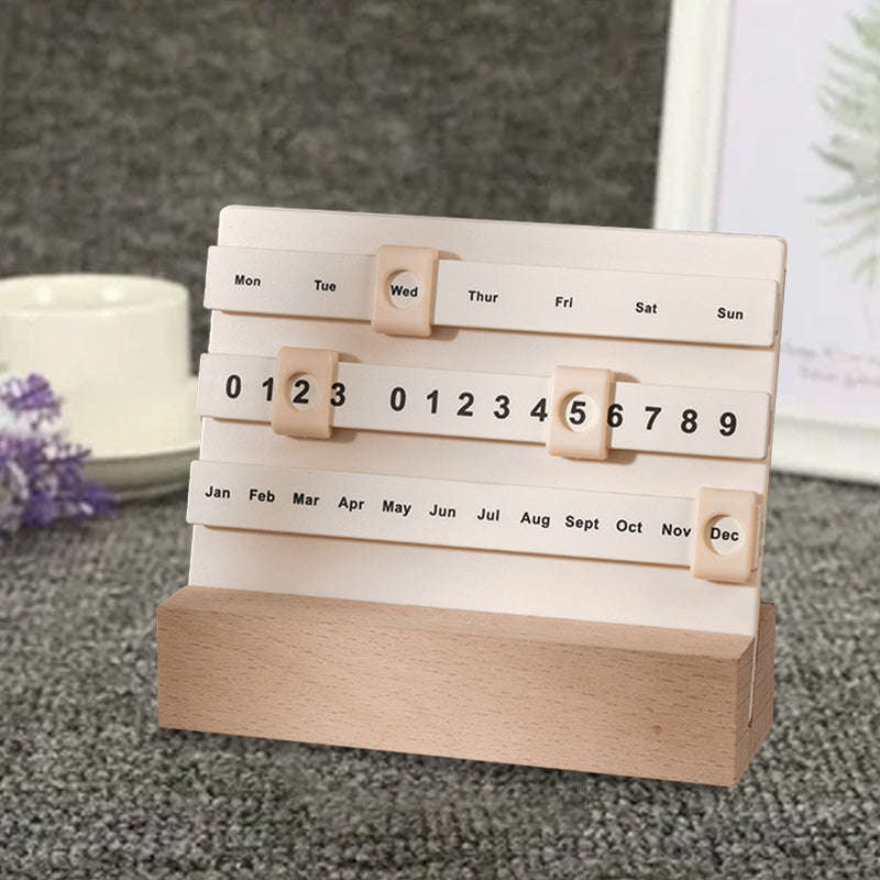 2024 Wooden Perpetual Calendar