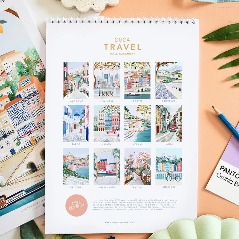 2024 Travel Monthly Calendar