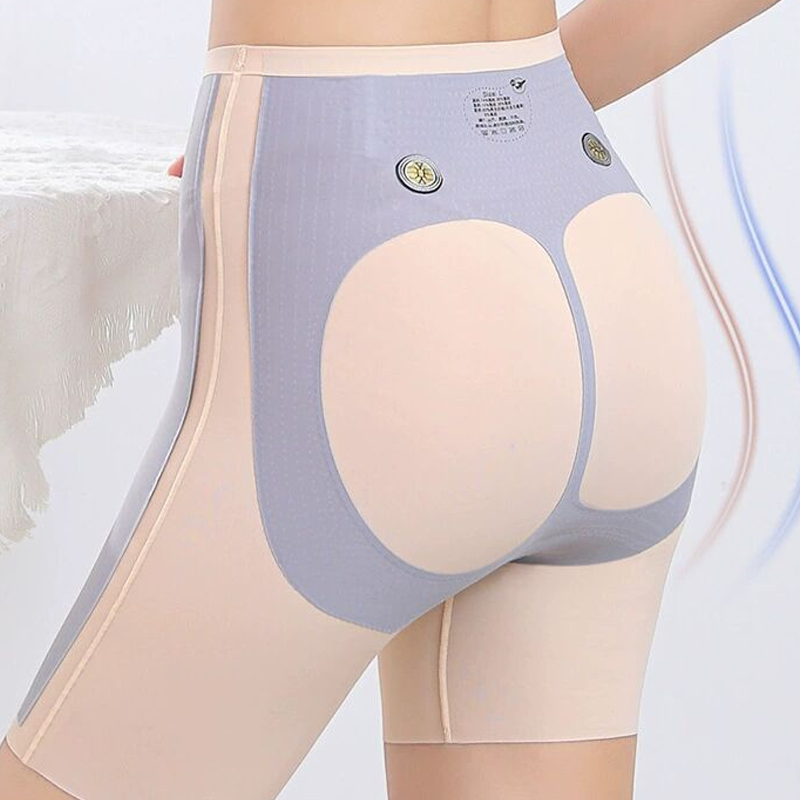 Seamless 5D Magnetic Levitation Hip Lift Sports Abdomen Shorts