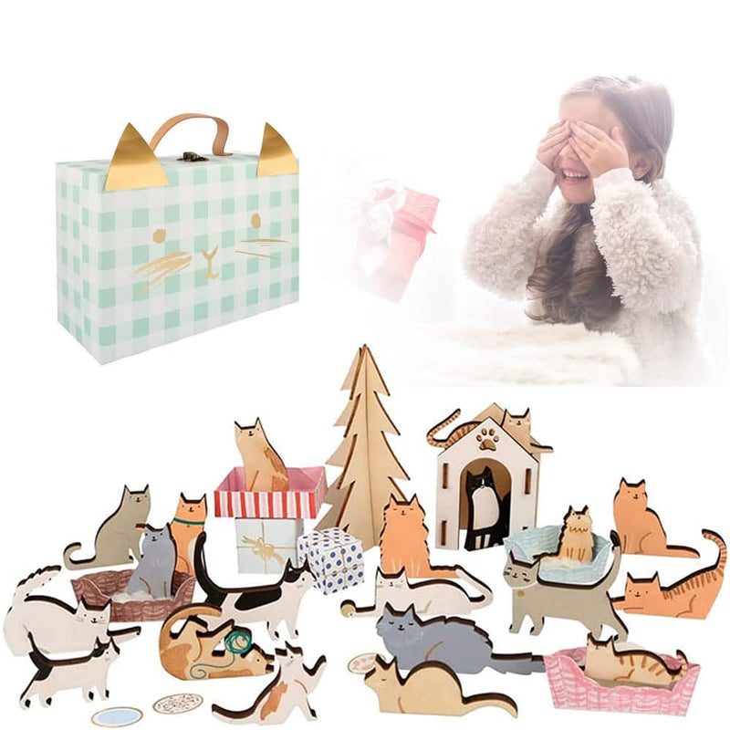 Cat Advent Calendar Suitcase