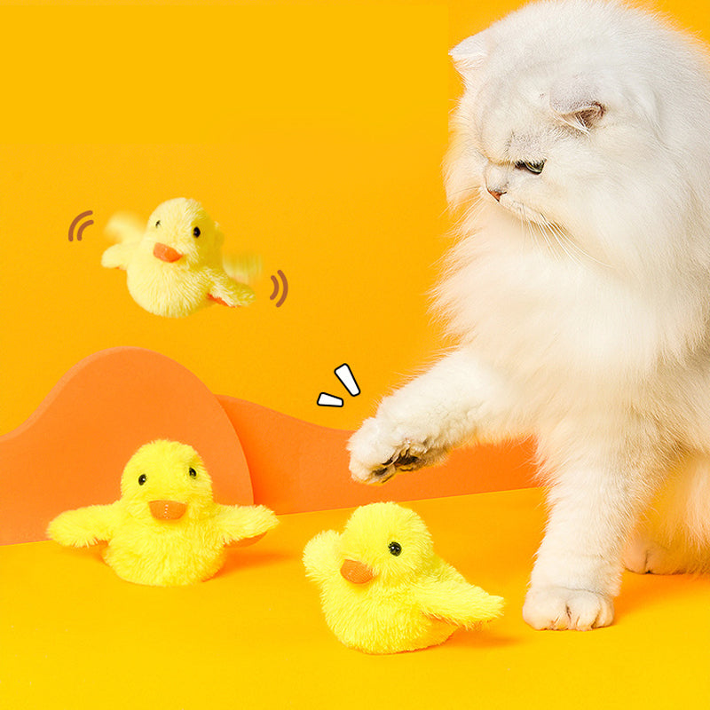 Cat Toys Rechargeable Flapping Duck