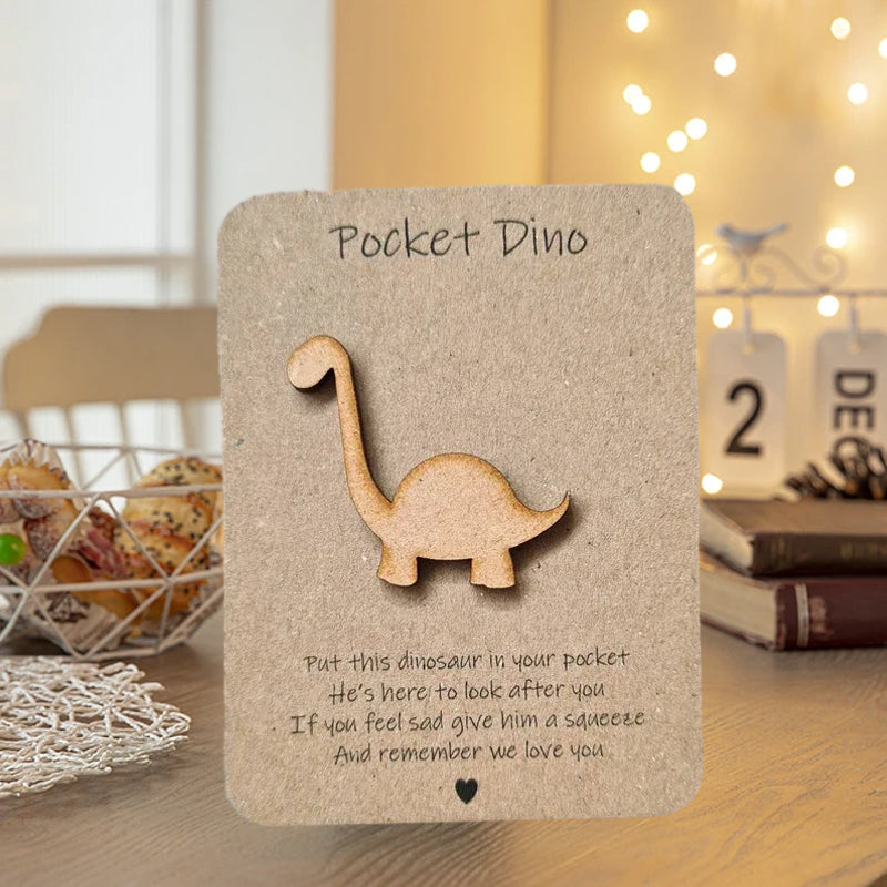 Pocket Dinosaur Hug Card
