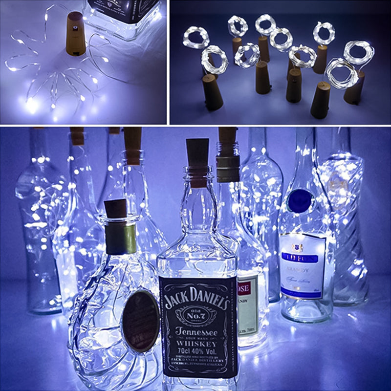 LED bottle light cork night light DIY deco gift